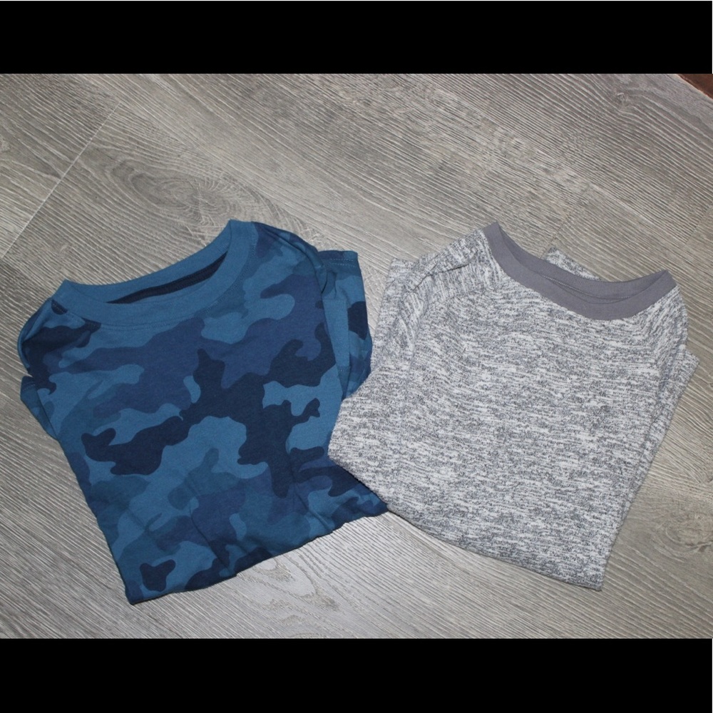 Set of 2 boys long sleeve shirts